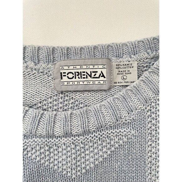 FORENZA Men’s Sportwear Sweater Pullover Gray Size L - Picture 7 of 9